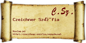 Czeichner Szófia névjegykártya